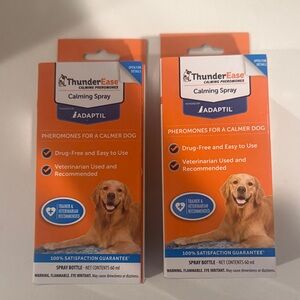 NEW ThunderEase Calming Spray for Dogs set of 2 plus lick pad $52 value!!